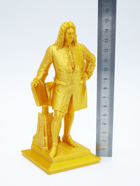 Händel-Denkmal Halle Gold