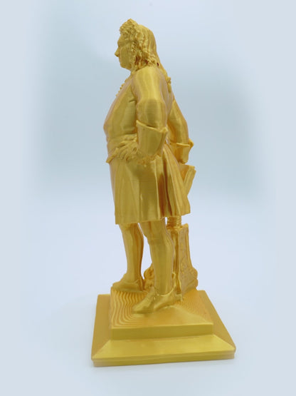 Händel-Denkmal Halle Gold