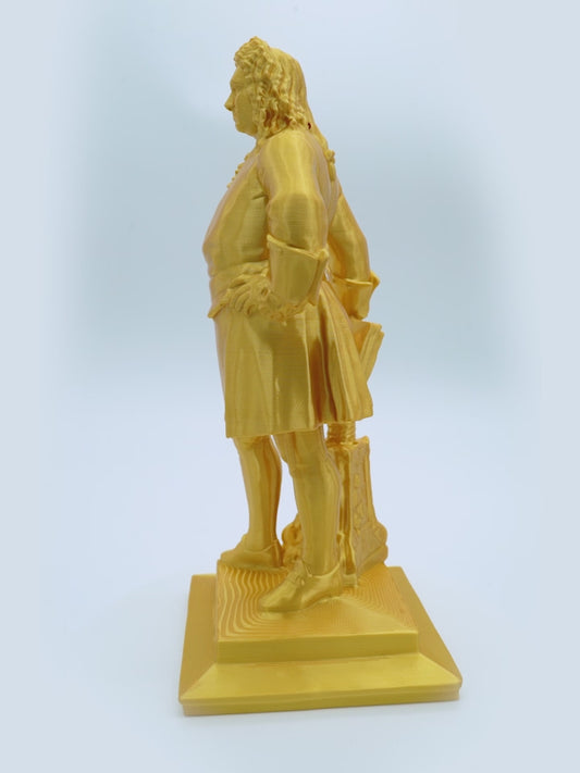 Händel-Denkmal Halle Gold