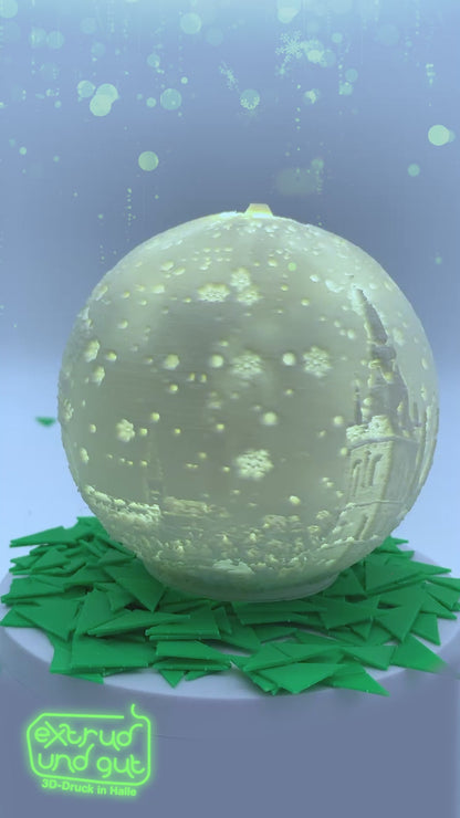 Lithophane Weihnachtskugeln